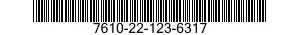 7610-22-123-6317 MANUAL,TECHNICAL 7610221236317 221236317
