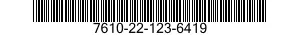 7610-22-123-6419 MANUAL,TECHNICAL 7610221236419 221236419