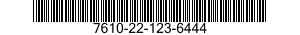 7610-22-123-6444 MANUAL,TECHNICAL 7610221236444 221236444