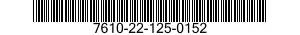 7610-22-125-0152 MANUAL,TECHNICAL 7610221250152 221250152