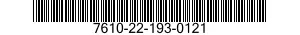 7610-22-193-0121  7610221930121 221930121