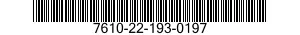 7610-22-193-0197  7610221930197 221930197
