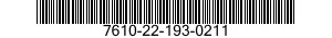 7610-22-193-0211  7610221930211 221930211