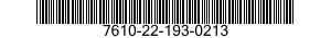7610-22-193-0213  7610221930213 221930213