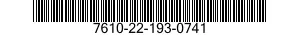 7610-22-193-0741  7610221930741 221930741