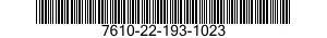 7610-22-193-1023  7610221931023 221931023