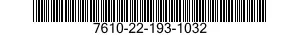 7610-22-193-1032  7610221931032 221931032