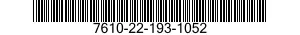 7610-22-193-1052  7610221931052 221931052