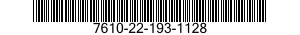 7610-22-193-1128  7610221931128 221931128
