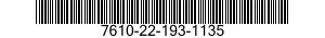 7610-22-193-1135  7610221931135 221931135