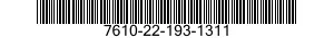 7610-22-193-1311  7610221931311 221931311