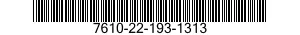 7610-22-193-1313  7610221931313 221931313