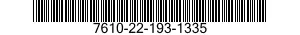 7610-22-193-1335  7610221931335 221931335