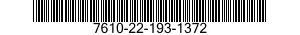7610-22-193-1372  7610221931372 221931372
