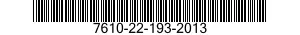 7610-22-193-2013  7610221932013 221932013