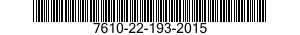 7610-22-193-2015  7610221932015 221932015