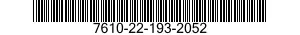7610-22-193-2052  7610221932052 221932052