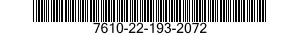 7610-22-193-2072  7610221932072 221932072
