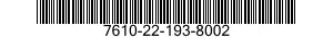 7610-22-193-8002  7610221938002 221938002