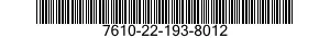 7610-22-193-8012  7610221938012 221938012