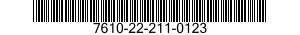 7610-22-211-0123  7610222110123 222110123