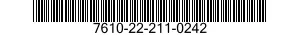 7610-22-211-0242  7610222110242 222110242