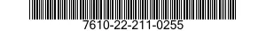 7610-22-211-0255  7610222110255 222110255