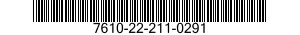7610-22-211-0291  7610222110291 222110291