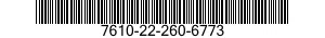 7610-22-260-6773  7610222606773 222606773