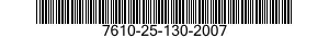 7610-25-130-2007  7610251302007 251302007