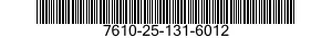 7610-25-131-6012  7610251316012 251316012