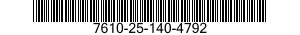 7610-25-140-4792 MANUAL,TECHNICAL 7610251404792 251404792