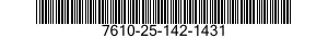 7610-25-142-1431 MANUAL,TECHNICAL 7610251421431 251421431