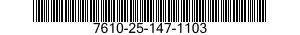 7610-25-147-1103 MANUAL,TECHNICAL 7610251471103 251471103