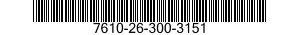 7610-26-300-3151 MANUAL,TECHNICAL 7610263003151 263003151
