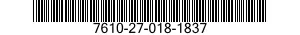 7610-27-018-1837 BOOK 7610270181837 270181837