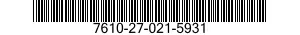 7610-27-021-5931 BOOK 7610270215931 270215931