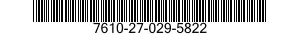 7610-27-029-5822 PARTS LIST 7610270295822 270295822