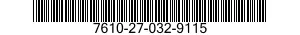 7610-27-032-9115 BOOK 7610270329115 270329115