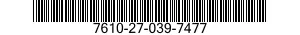 7610-27-039-7477 BOOK 7610270397477 270397477