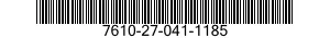 7610-27-041-1185 BOOK 7610270411185 270411185