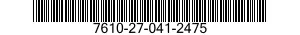 7610-27-041-2475 BOOK 7610270412475 270412475