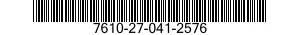 7610-27-041-2576 BOOK 7610270412576 270412576