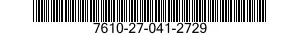7610-27-041-2729 BOOK 7610270412729 270412729