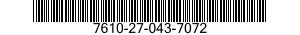 7610-27-043-7072 BOOK 7610270437072 270437072