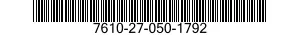 7610-27-050-1792 BOOK 7610270501792 270501792