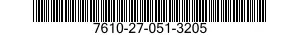 7610-27-051-3205 PARTS LIST 7610270513205 270513205