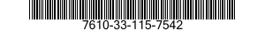 7610-33-115-7542  7610331157542 331157542