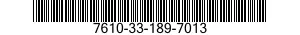 7610-33-189-7013  7610331897013 331897013