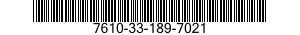 7610-33-189-7021  7610331897021 331897021